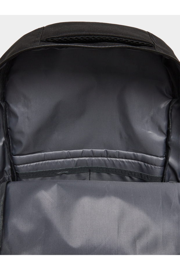 حقيبة ظهر سوداء صلبة للسفر ذات سعة كبيرة - 4