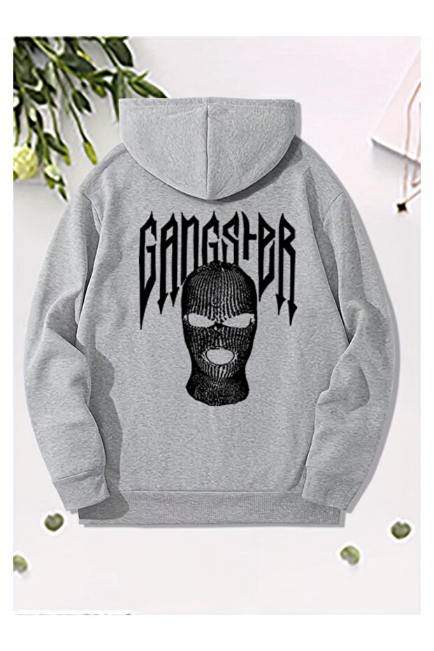 Unisex Black Oversize 3 Thread Raster Sweatshirt - Premium Quality High Resolution Printed