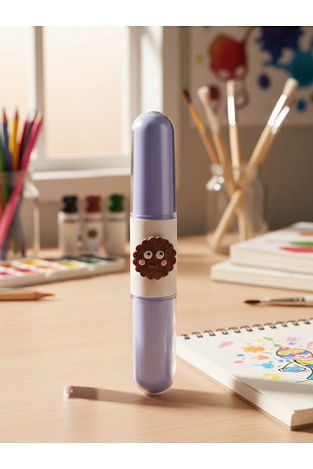 2-Sided Colored Felt-Tip Pen with Cute Cookie Figures