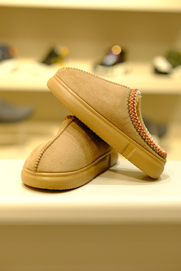 Women's House Slippers Mary Bl5007 Camel 38-39