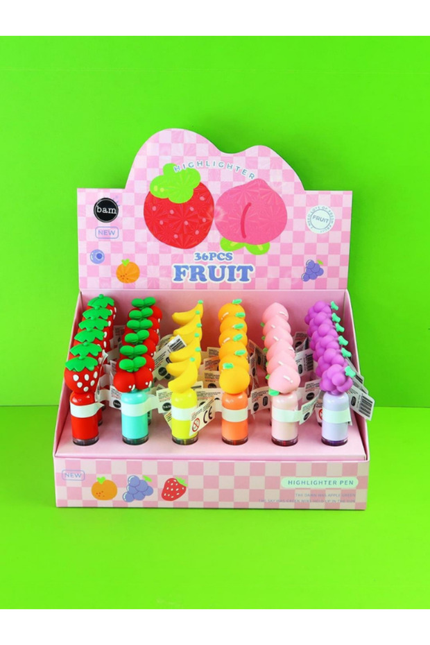 Fruit Figured Colorful Felt-Tip Pen - 3