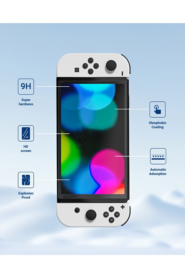 واقي شاشة زجاجي OLED لجهاز Switch - 4
