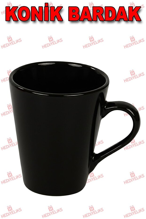 Conical Black Cup - 1