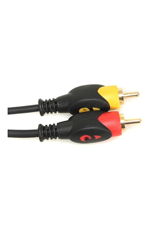 2x RCA - 2x RCA Cablu auriu 10m - 1