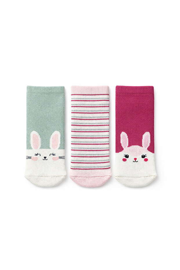 3-Piece Animal Figured Baby Sock Set – Cute and Soft Design / Last Pieces Available