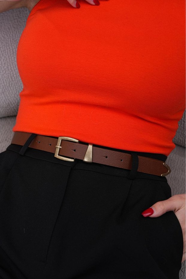 Antique Buckle Bridge End Set Women's Trouser Belt Dress Belt Shirt Belt Coat Belt