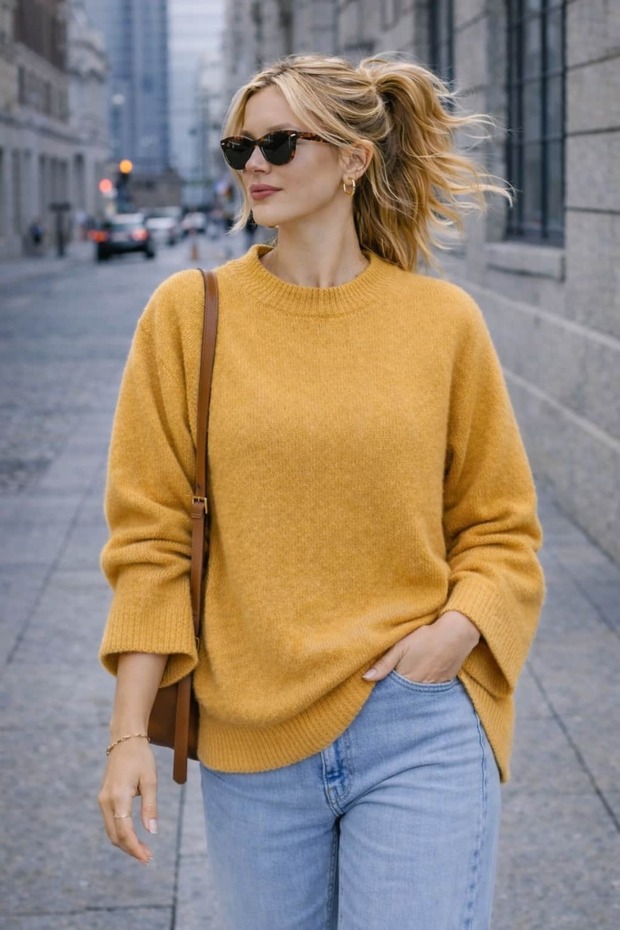 Pulover Meloni Long basic M3252 - 2