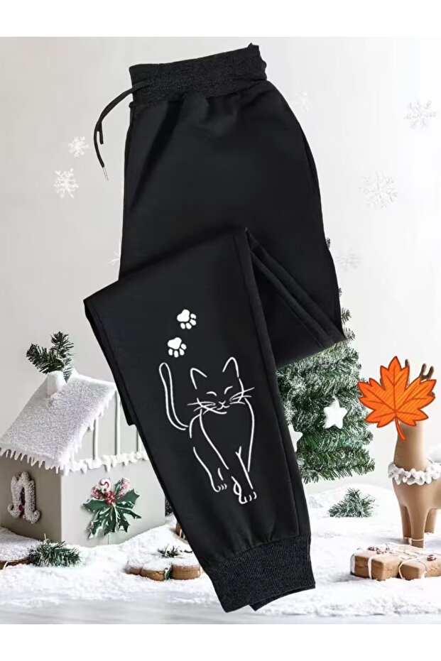 Unisex Relaxed Fit Jogger Sweatpants – Elastic Cuffs, Casual and Home Wear