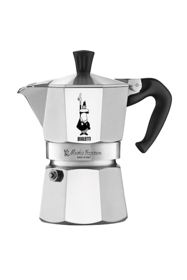 Moka Express Espresso Maker, Aluminum, 3 Cups