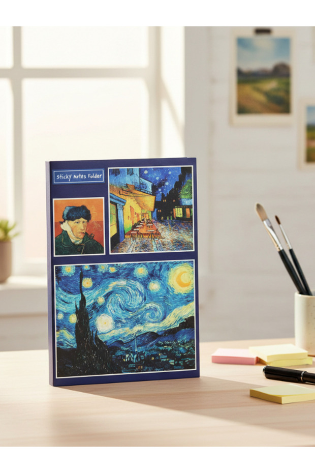 Van Gogh Designed Post-It Notepad - 1