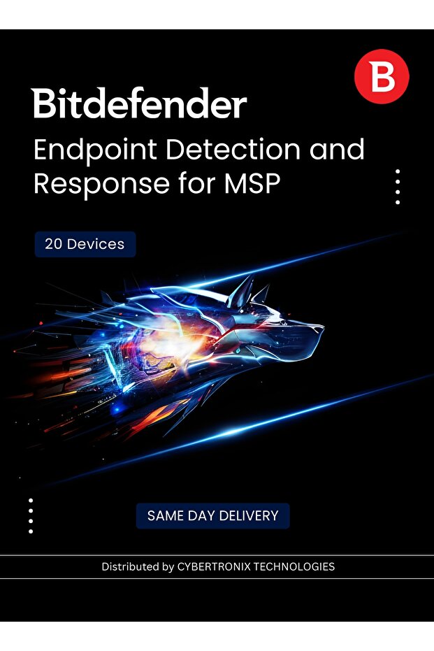 Endpoint Detection and Response for MSP 20 Devices | Digital License | SAME DAY DELIVERY