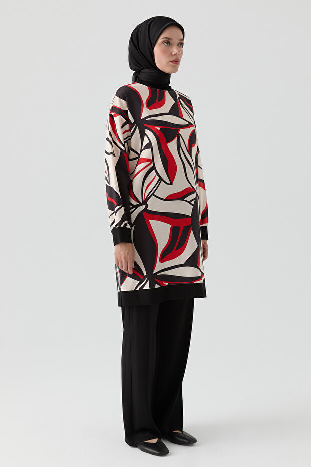 Cepli Örme Pantolon - Siyah - 3