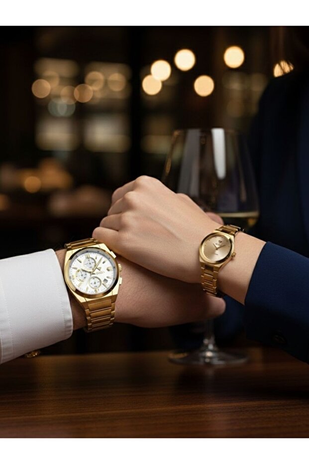 Kasa&Kordon Çelik Çift Kol Saati - 1