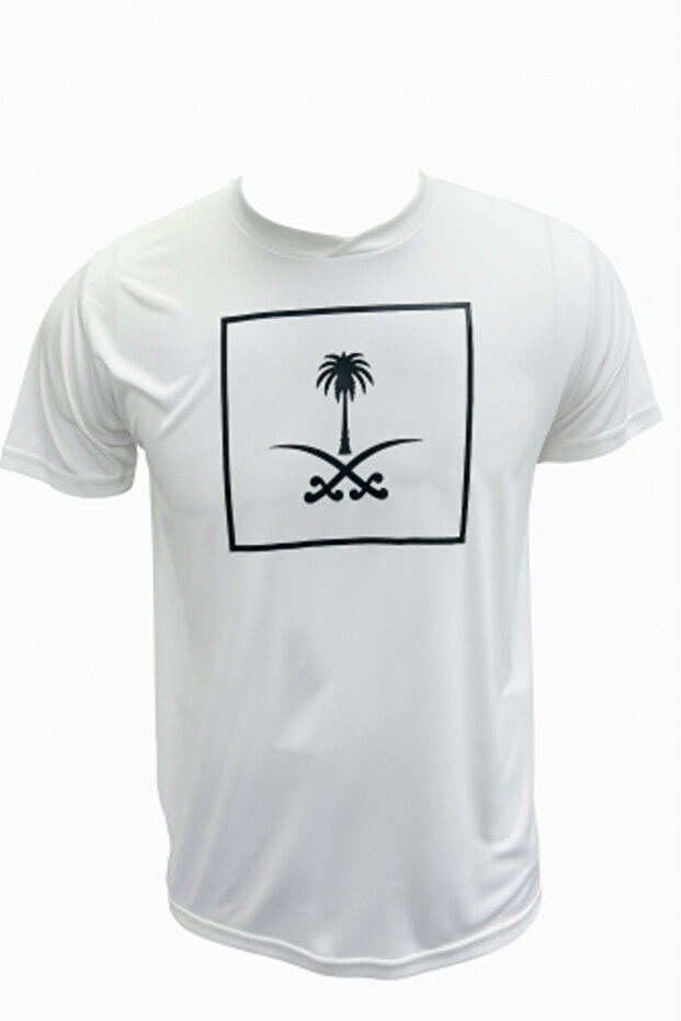 تيشيرت مطبوع، 100% بوليستر - 1