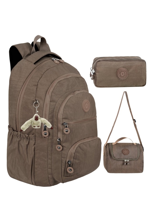 Ultra Luxury Kılinkıl Middle School and Primary School Bag + Thermal Lunch Bag + Double Compartment Pencil Case