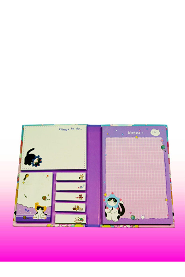 دفتر ملاحظات بتصميم قطة - 5