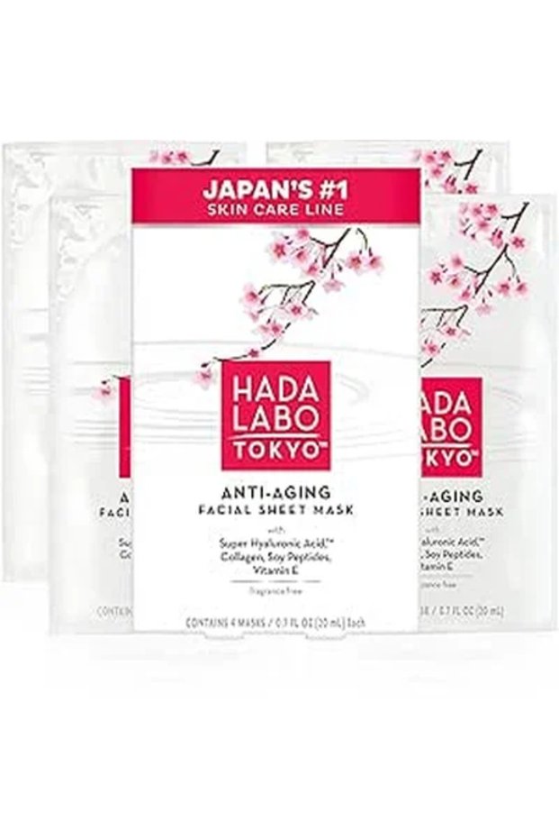 Anti-Aging Facial Sheet Mask with Super Hyaluronic Acid, Retinol & Collagen - fragrance fr
