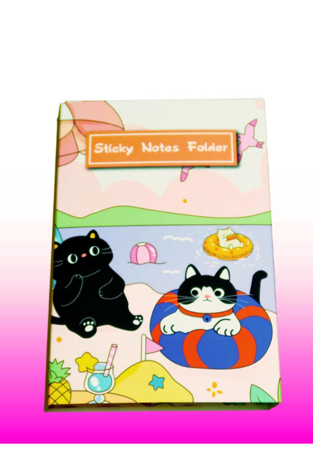 Cat Design Post-It Notepad - 3