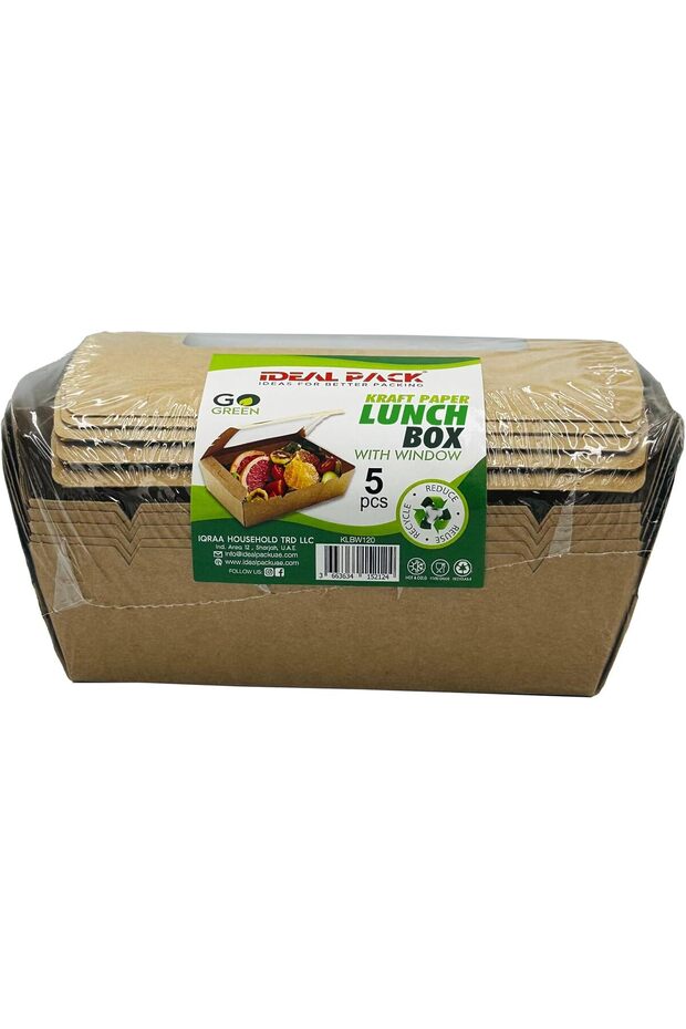 Kraft Lunch Box With Clear Window KLBW -120