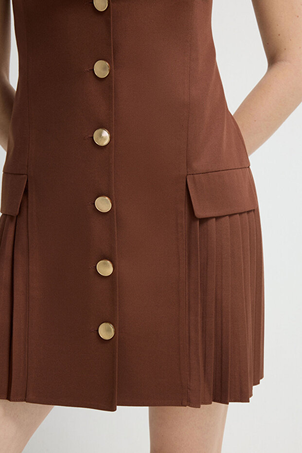 Piliseli Mini Elbise - 3