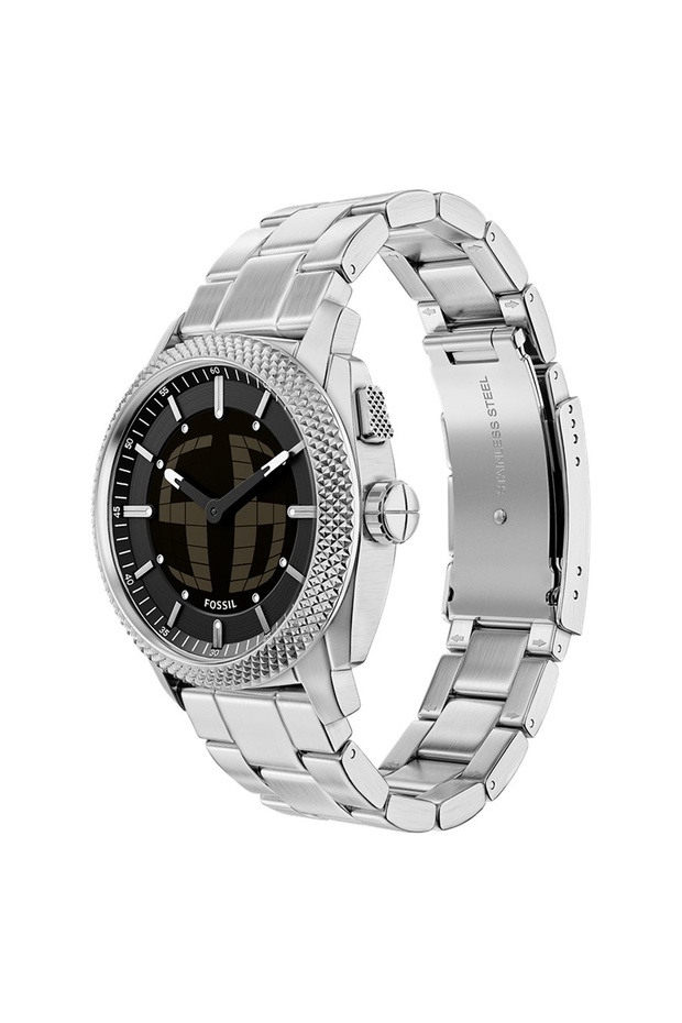 Machine Round Black Dial Watch FS6155 - 3
