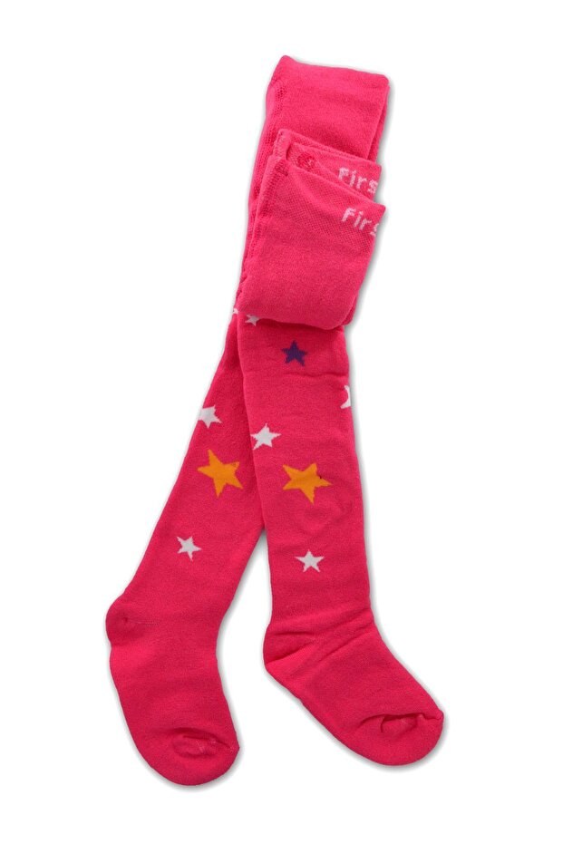 Girl's Winter Pantyhose with Towel Pattern, 9-10 Years Old, Frst