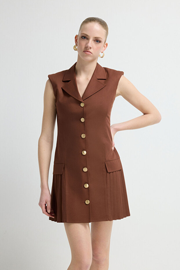 Piliseli Mini Elbise - 2