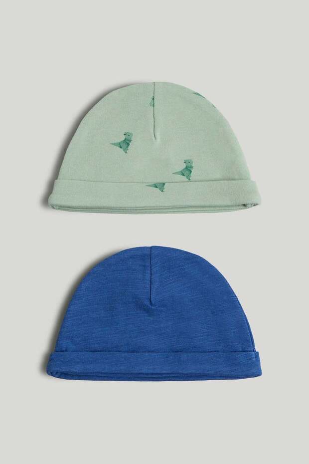 2 Pack Cotton Baby Hats