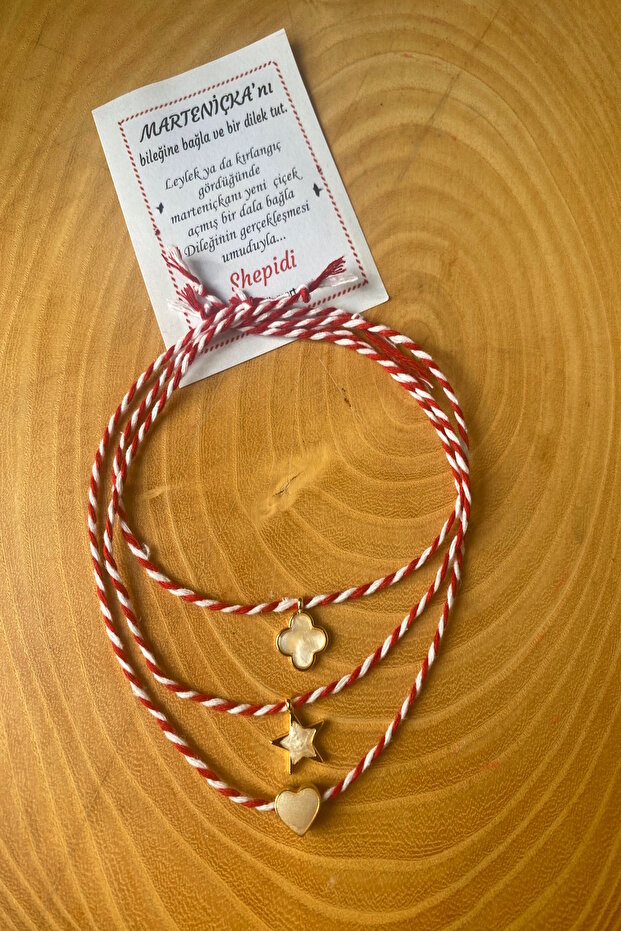 3lü objeli marteniçka şans bilekliği - 2