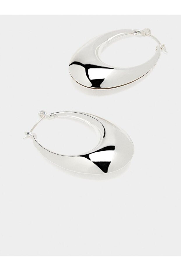 Oval Halka Küpe - 1