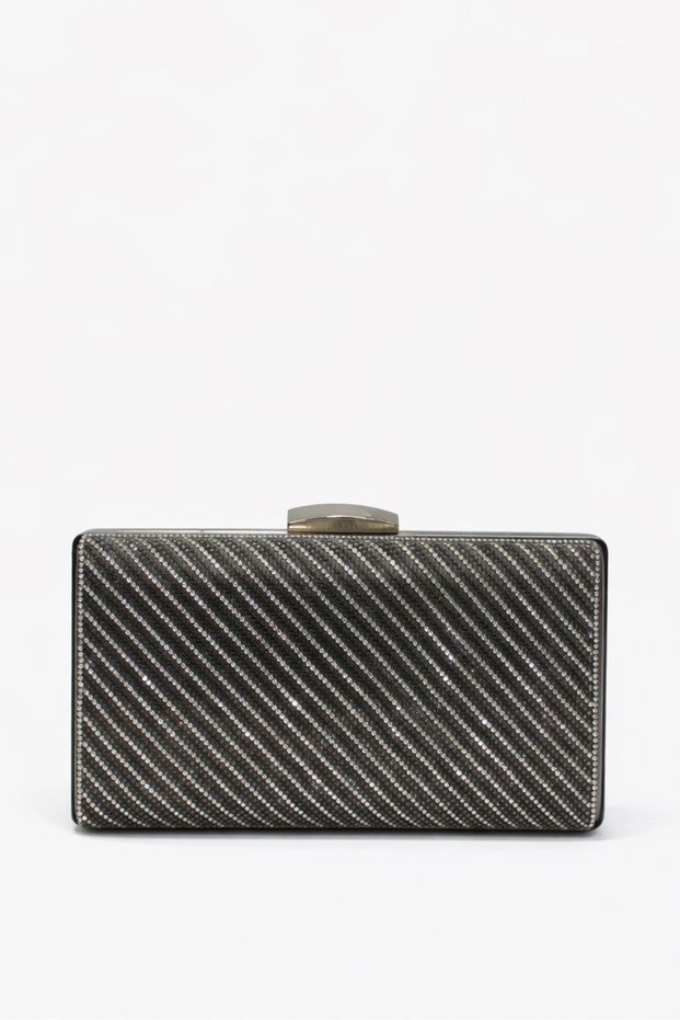 Vrl Women's Evening Dress Portfolio Bag Stoned Platinum 369