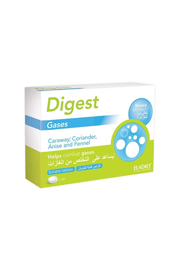 GASES SOLUBLE TAB 60'S