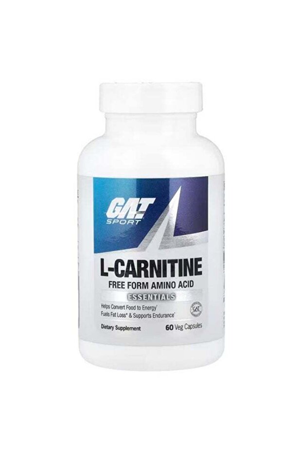 GAT, L-Carnitine, 60 Veg Capsules (500 mg per Capsule)