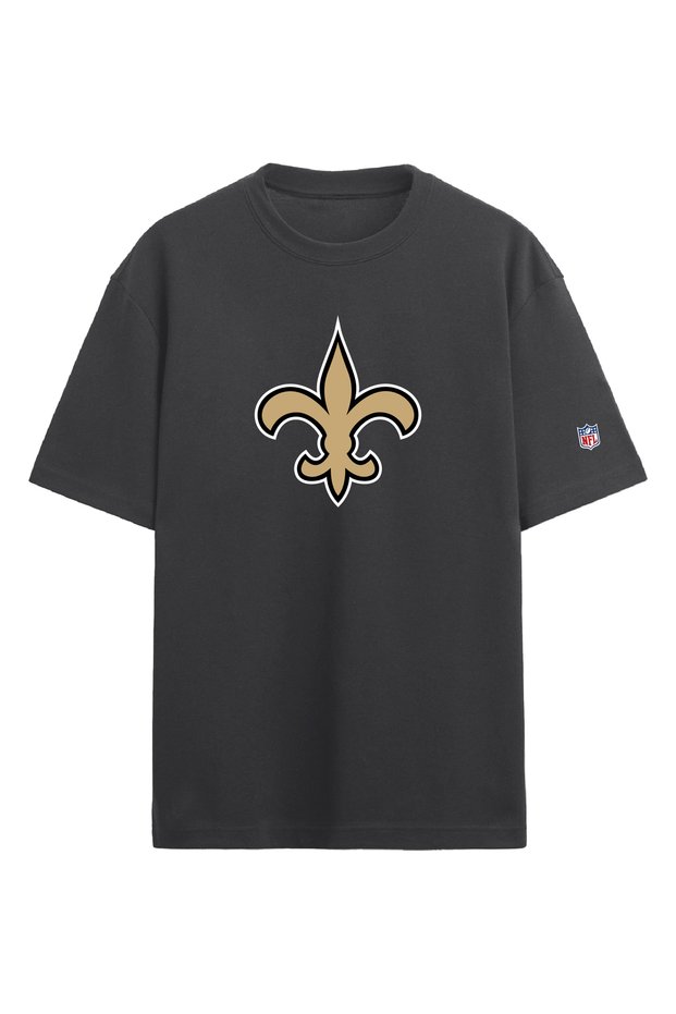 New Orleans Saints Football Smoked Oversize T-Shirt