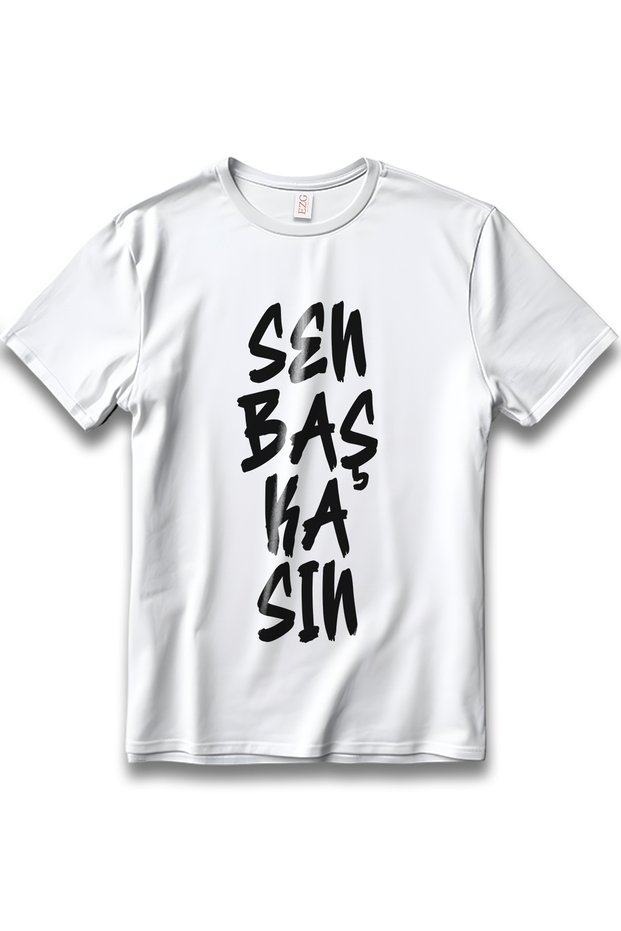 Tarkan Sen Basakansin Printed T-Shirt Unisex 100% Cotton Breathable Thick Fabric T-Shirt