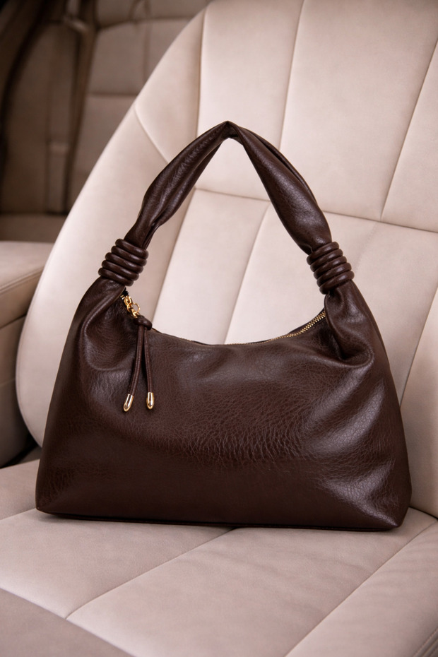 Women's Soft Textured Hobo Hand and Shoulder Bag