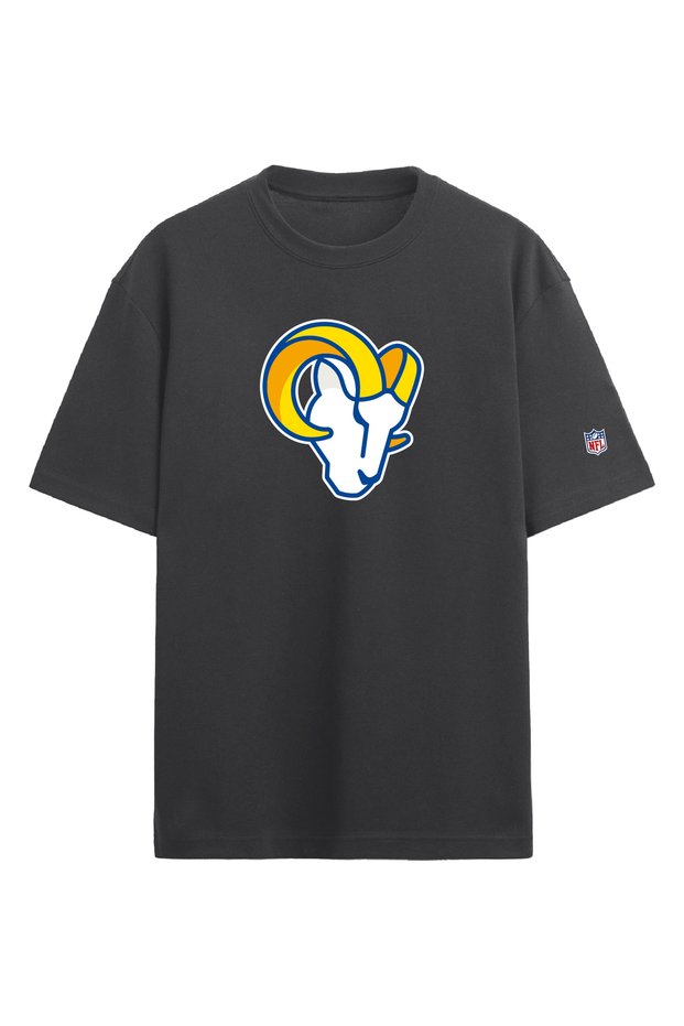 Los Angeles Rams Football Smoked Oversize T-Shirt