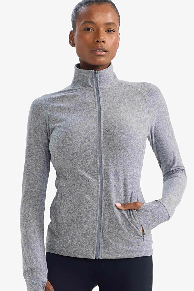 Slim Fit High Collar Cardigan F8013Ax26Sp