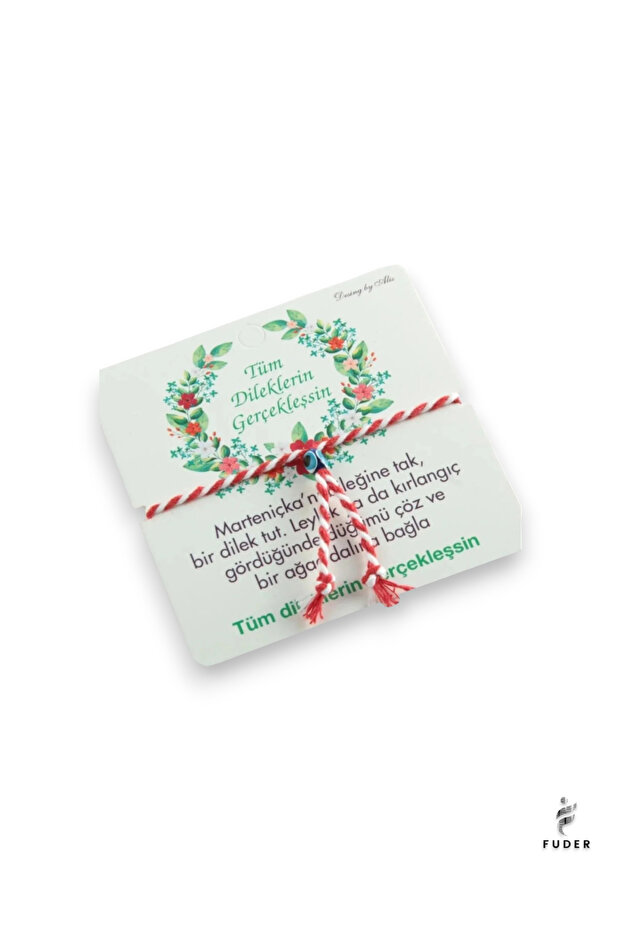 Nazar Boncuk Marteniçka Bracelet with Card (5 Pcs)