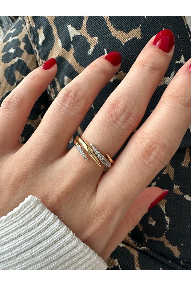 خاتم مخلب مزدوج اللون - 4