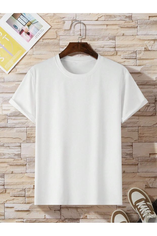 Sports Casual 100% Cotton Oversize Fit Unisex T-Shirt / Tee Shirt