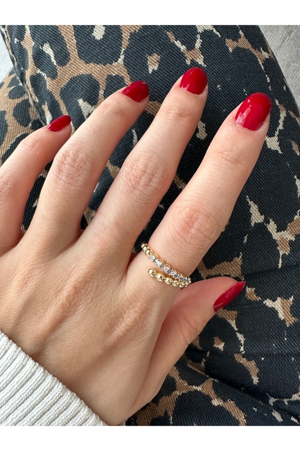 Double Color Ball Ring - 4