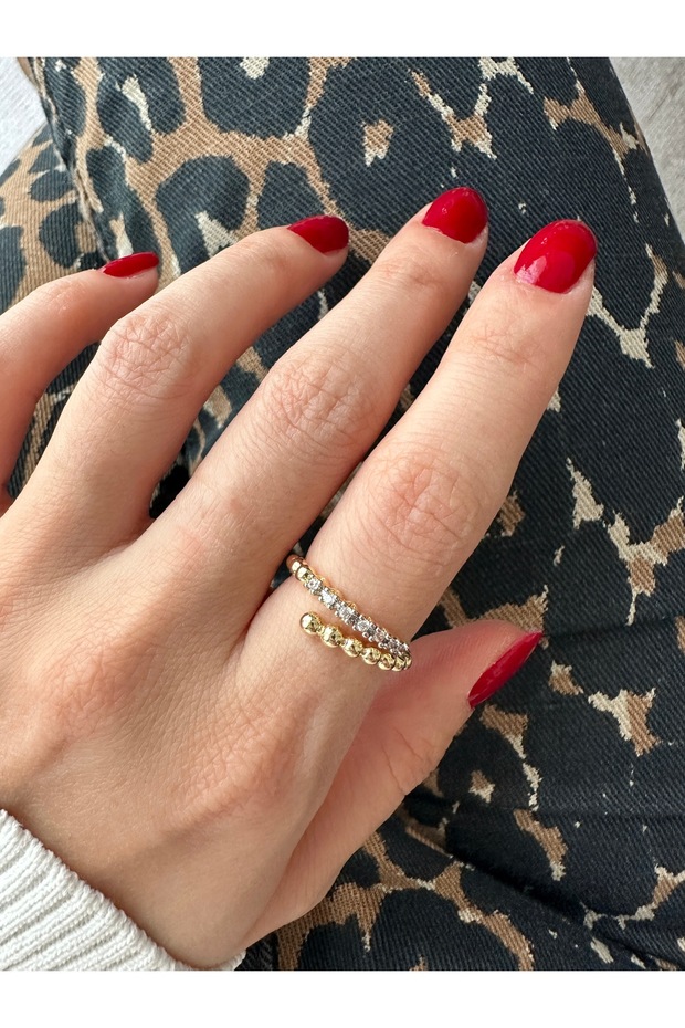 Double Color Ball Ring - 1