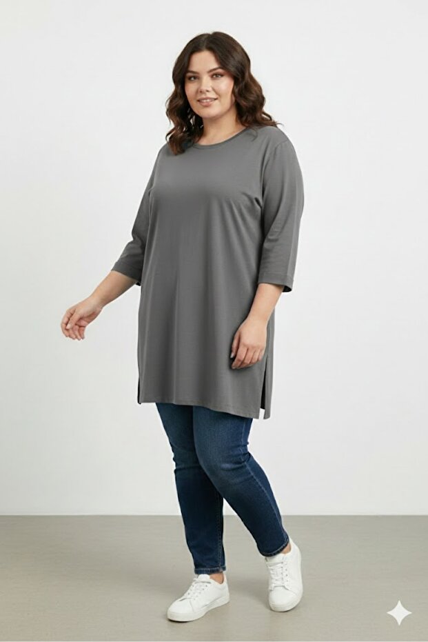 Plus Size Combed Tunic - 2