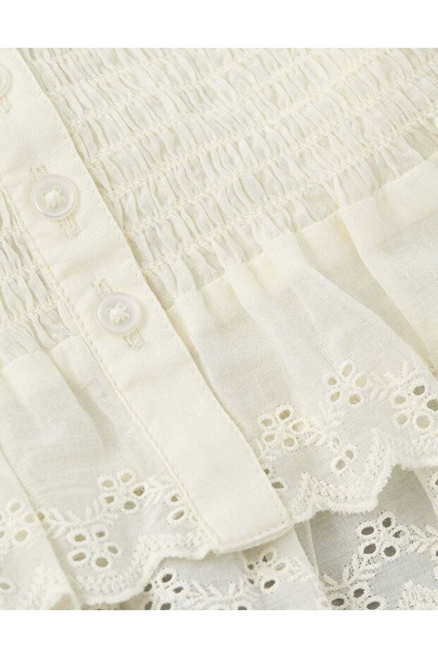 قميص داخلي بأزرار من AE بتصميم مكشكش - 6