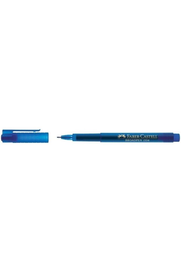Gzmshop Castell 1554 Broadpen Felt Tip Pen Blue 1247171