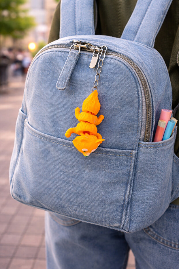 Sevimli Tilki Anahtarlık - 3