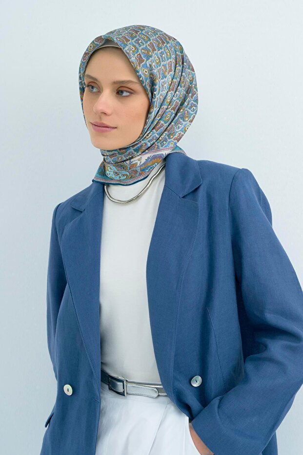 وشاح حرير ساتان 9518D E26YA9518D01-33
