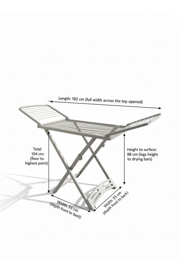 منشر غسيل ملابس قابل للطي - 2