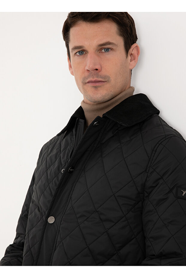 Siyah Erkek Mont DEWEY - 2